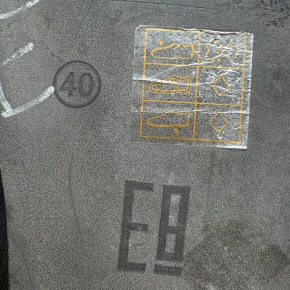 E8 by Miista Black Leather Flat Sandal Metallic Silver Straps and Stars   9.5 - Picture 8 of 10